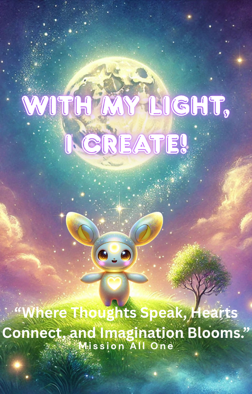 with My light, I create!