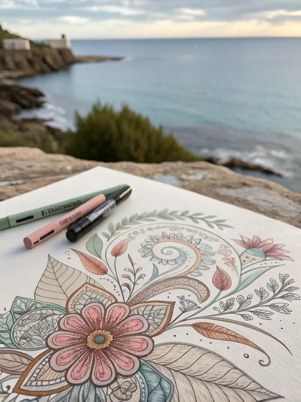 An artistic representation of various geometric shapes interwoven with natural elements, symbolizing Sacred Geometry and its connection to the universe, for the Mission All One website.